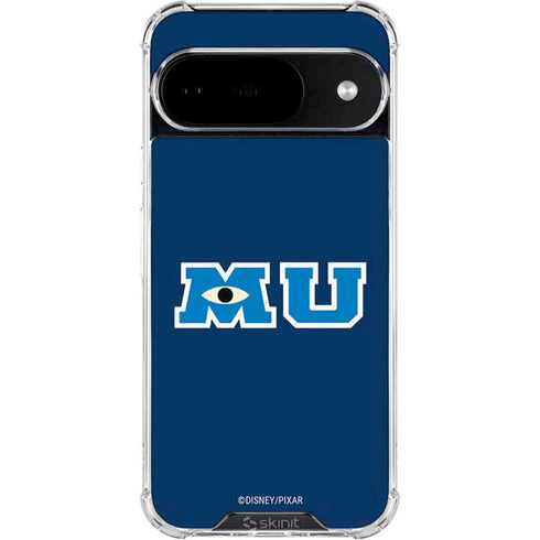Disney Monsters University MU Logo Google Pixel 10 Clear Case